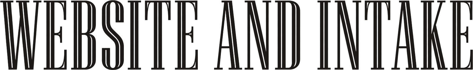 Website and intake